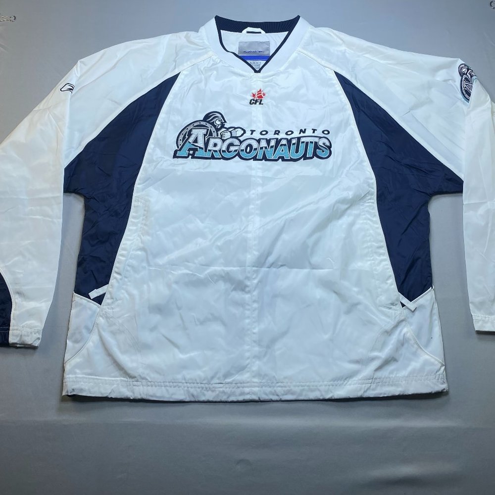 RARE Vintage 90's Reebok Toronto Argonauts CFL Pullover Jacket Windbreaker